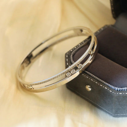 [Amore Jewelry]Move Romane Diamond Bangle Bracelet