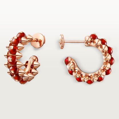 [Amore Jewelry]CLASH 7.9MM AGATE CHALCEDONY EARRINGS