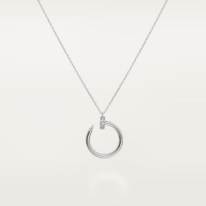 [Amore Jewelry]JUSTE NECKLACE HALF DIAMOND