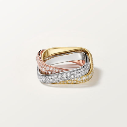 [Amore Jewelry]TRINITY 3.5MM CUSHION RING COLLECTION