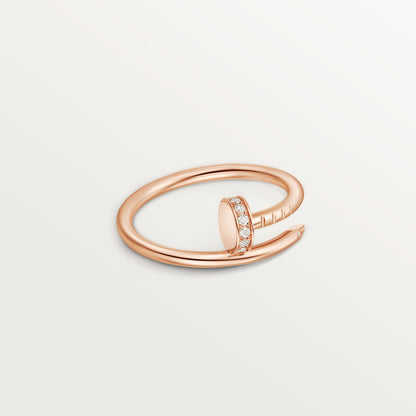 [Amore Jewelry]JUSTE 1.8MM HALF DIAMOND RING