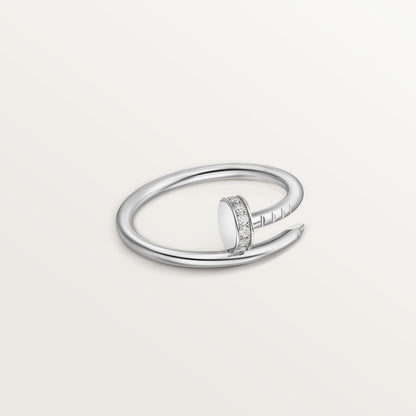 [Amore Jewelry]JUSTE 1.8MM HALF DIAMOND RING