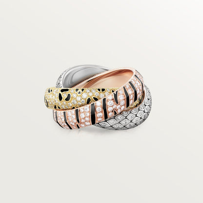 [Amore Jewelry]TRINITY  RING LEOPARD PRINT