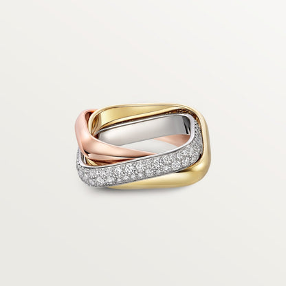 [Amore Jewelry]TRINITY 3.5MM CUSHION RING COLLECTION