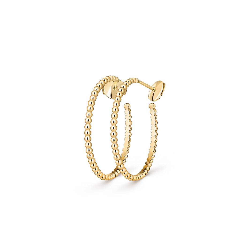 [Amore Jewelry] SMOOTH BEAD STUD EARRINGS