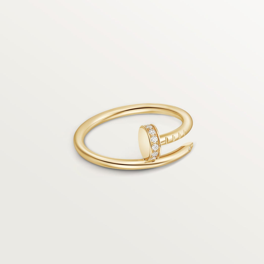 [Amore Jewelry]JUSTE 1.8MM HALF DIAMOND RING
