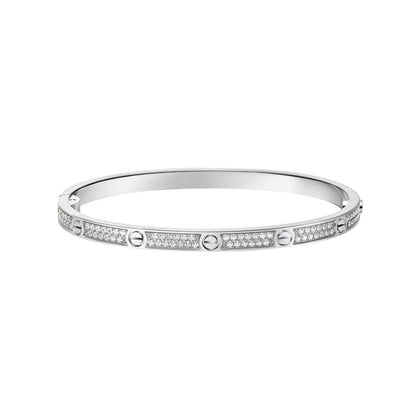 [Amore Jewelry]LOVE BRACELET 3.65MM DIAMOND-PAVED
