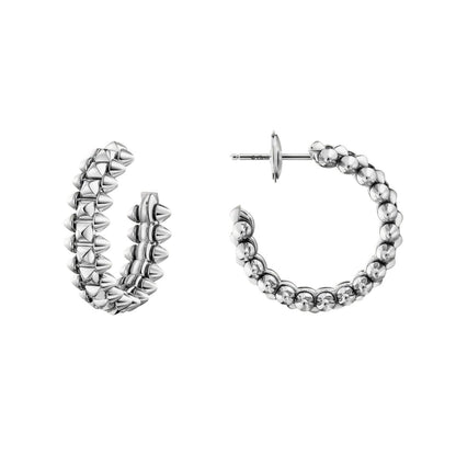 [Amore Jewelry]CLASH SMALL HOOP EARRINGS