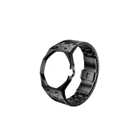 Oak Pop Exclusive Black Steel Strap