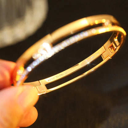 [Amore Jewelry]Move Romane Diamond Bangle Bracelet