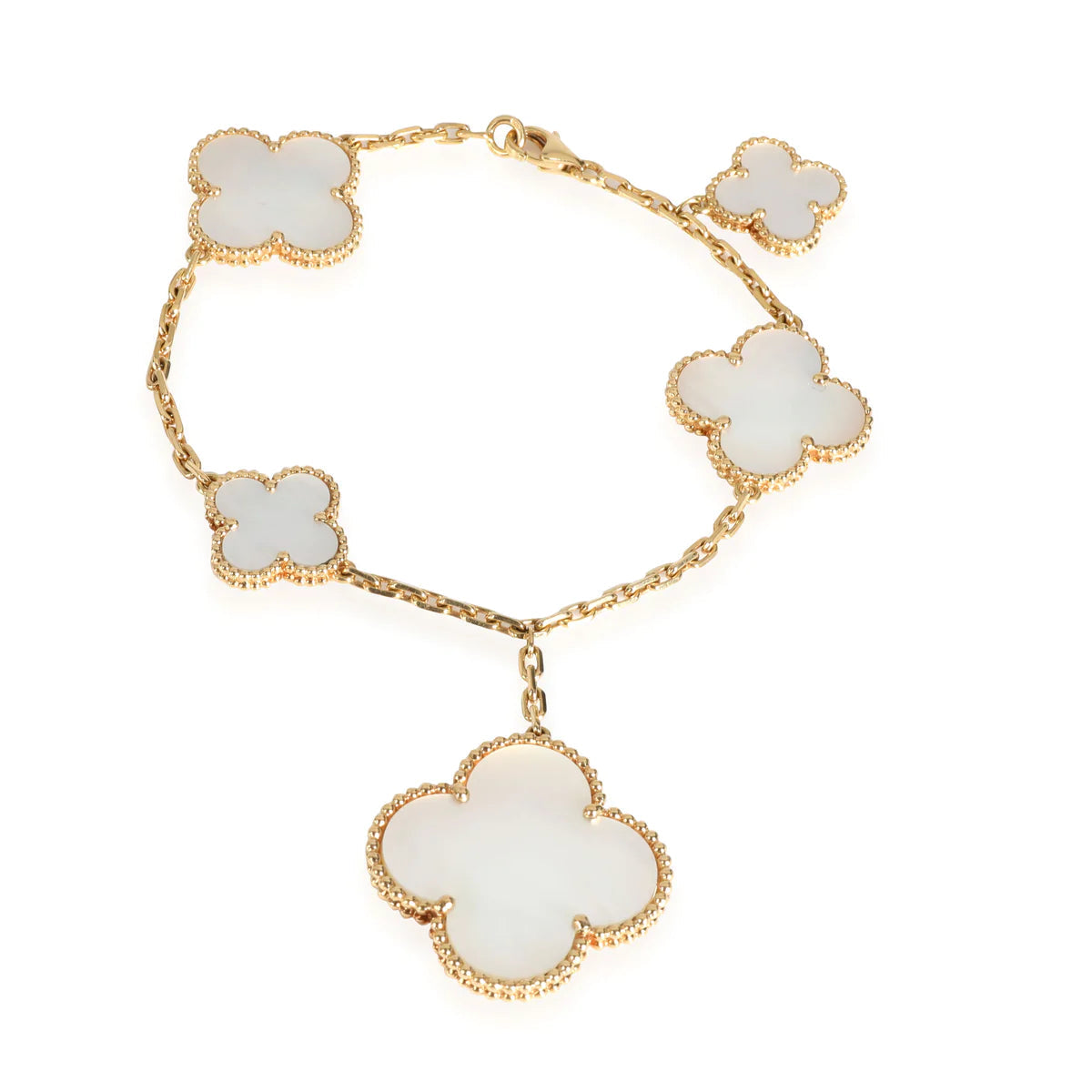 [Amore Jewelry]MAGIC CLOVER MOP GOLD BRACELET 5 MOTIFS