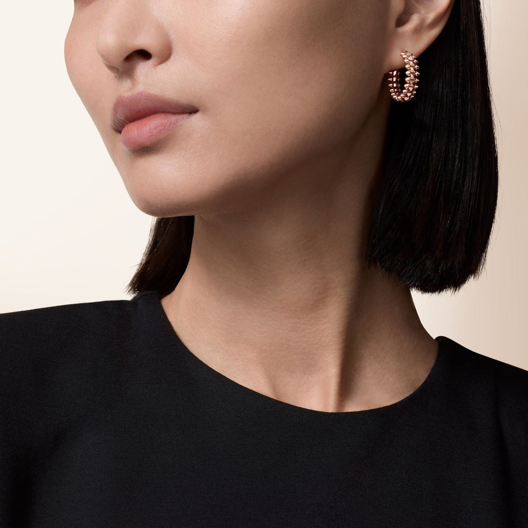 [Amore Jewelry]CLASH SMALL HOOP EARRINGS