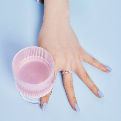 [Amore Jewelry]Delicate Vibrant Emerald Cut Daily Ring