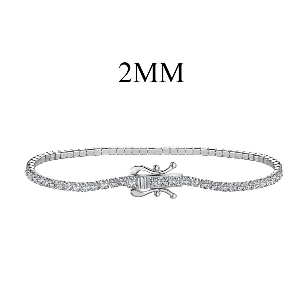 [Amore Jewelry]Radiant Colorful Round Cut Party Bracelet