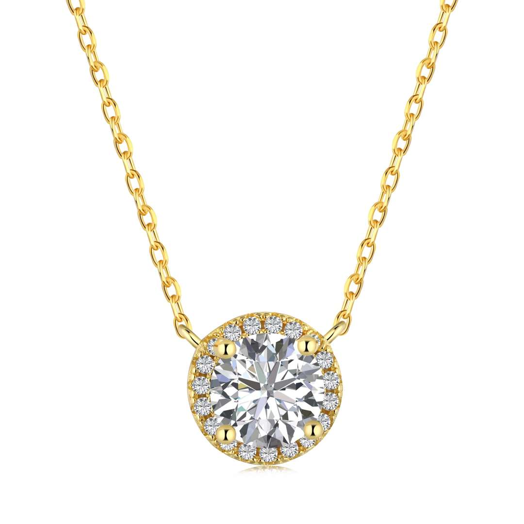 [Amore Jewelry]Luxurious Round Cut Necklace