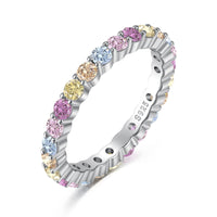 [Amore Jewelry]Elegant Vivid Round Cut Daily Ring