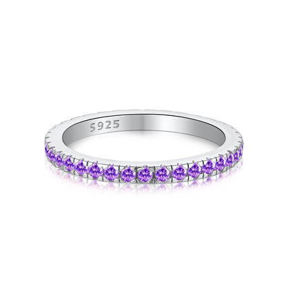 [Amore Jewelry]Delicate Sparkling Round Cut Daily Ring