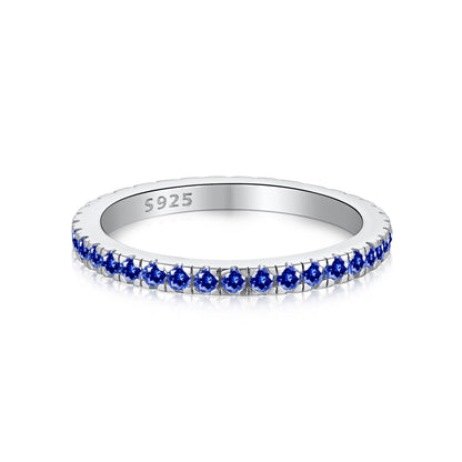 [Amore Jewelry]Delicate Sparkling Round Cut Daily Ring