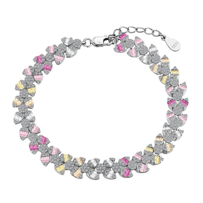[Amore Jewelry]Dainty Exquisite Flower Shape Daily Bracelet