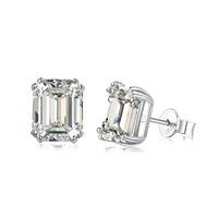 [Amore Jewelry]Dazzling Square Shape Earrings