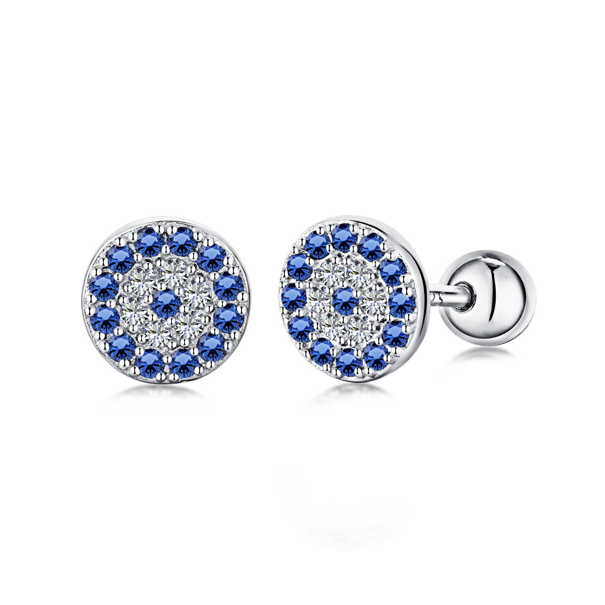[Amore Jewelry]Devil's Eye Ear Bone Nail Earrings
