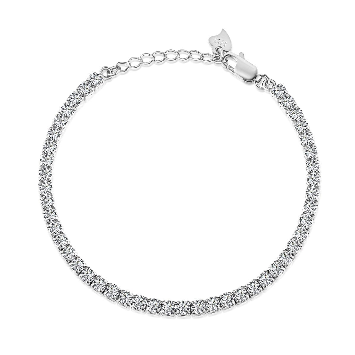 [Amore Jewelry]Sparkling Round Cut Daily Bracelet