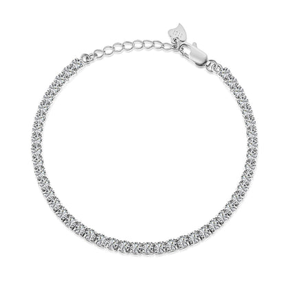 [Amore Jewelry]Sparkling Round Cut Daily Bracelet