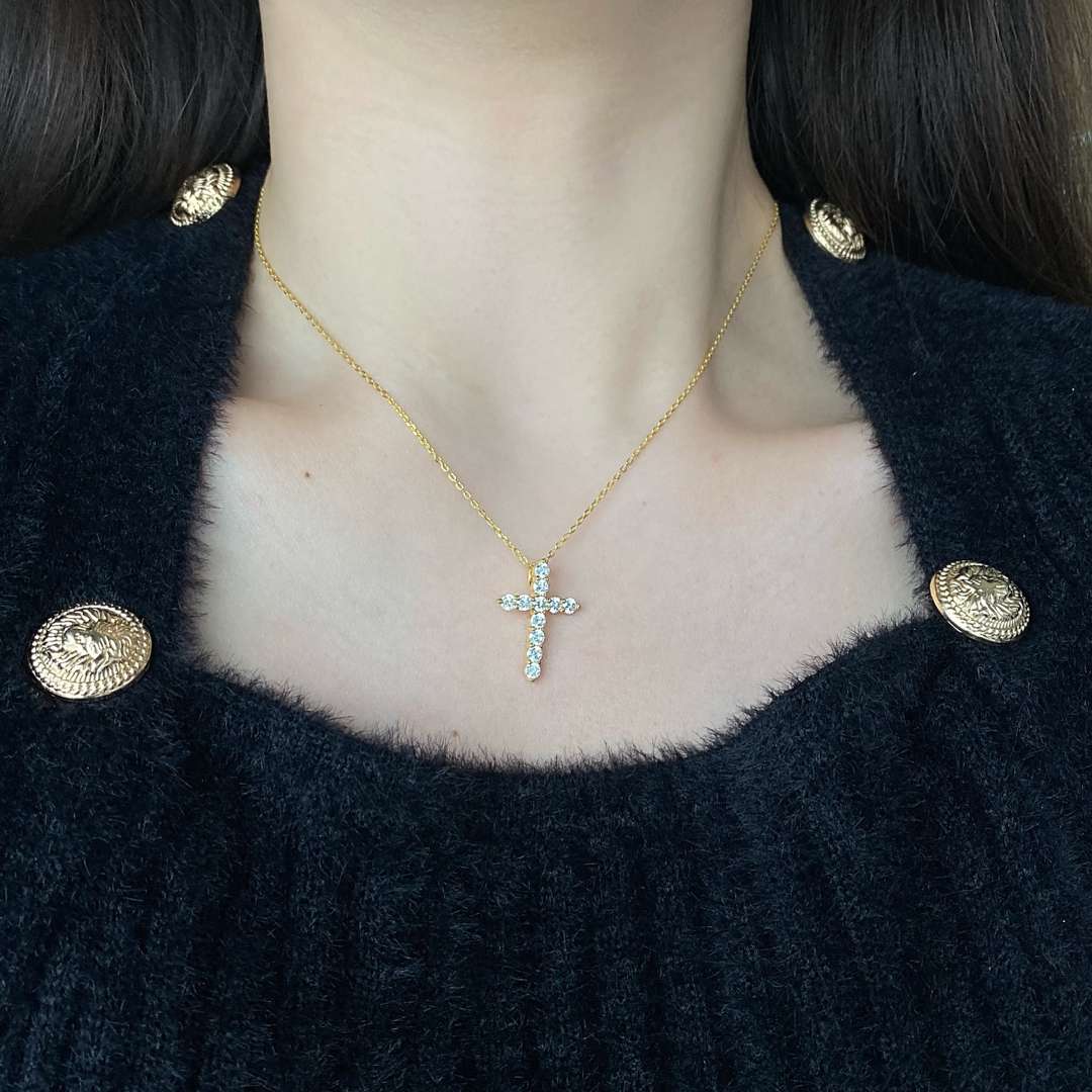 [Amore Jewelry]Unique Cross Shape Necklace
