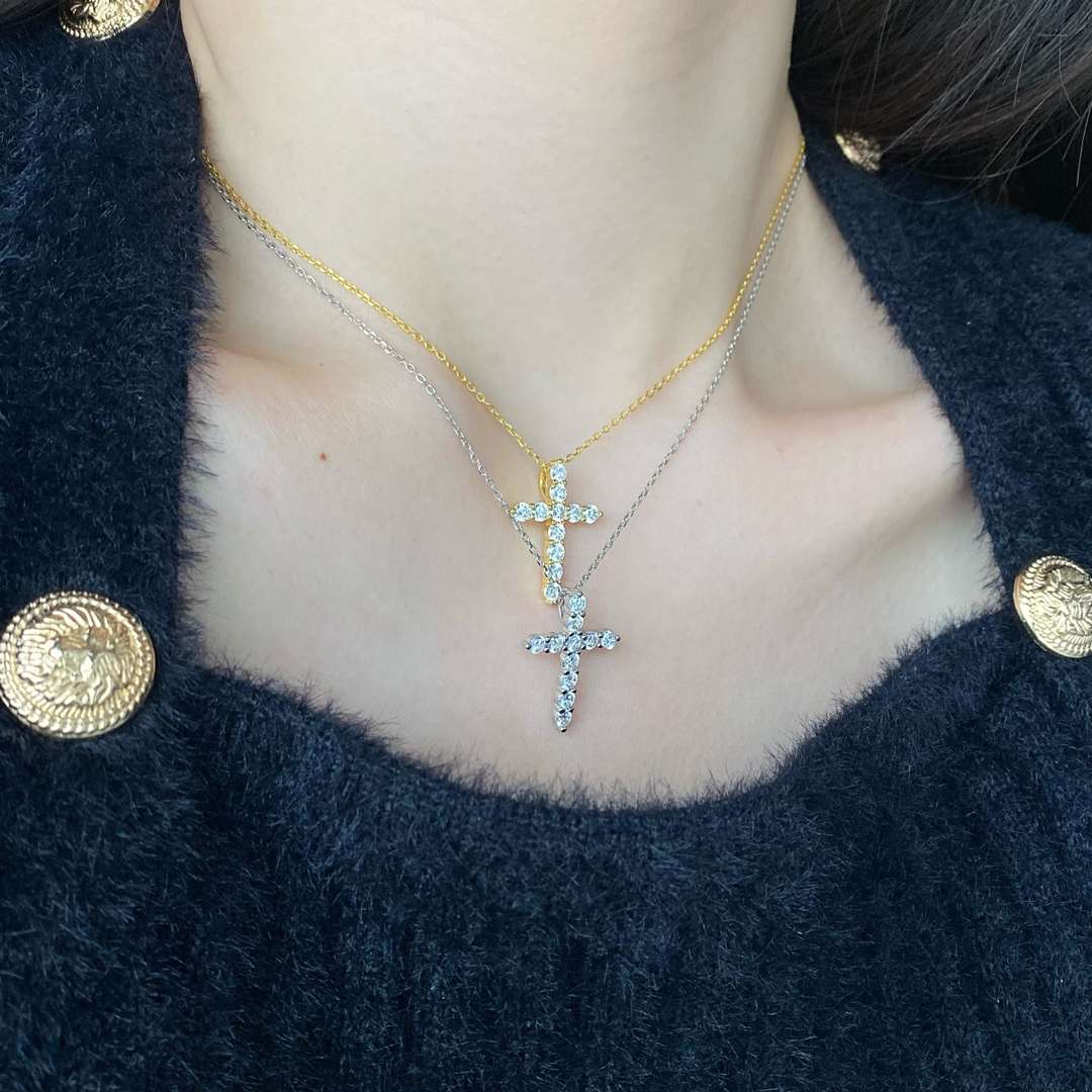[Amore Jewelry]Unique Cross Shape Necklace