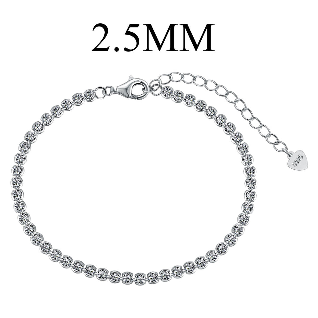 [Amore Jewelry]Dazzling Sparkling Round Cut Daily Bracelet