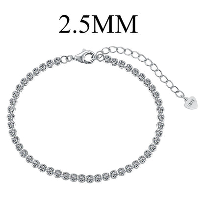 [Amore Jewelry]Dazzling Sparkling Round Cut Daily Bracelet