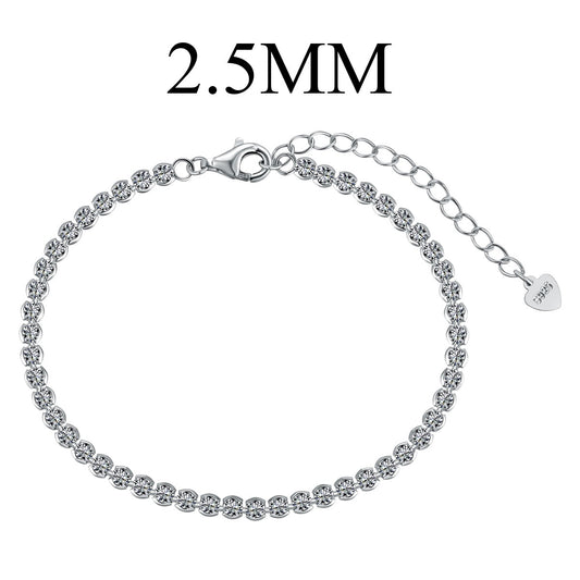 [Amore Jewelry]Dazzling Sparkling Round Cut Daily Bracelet