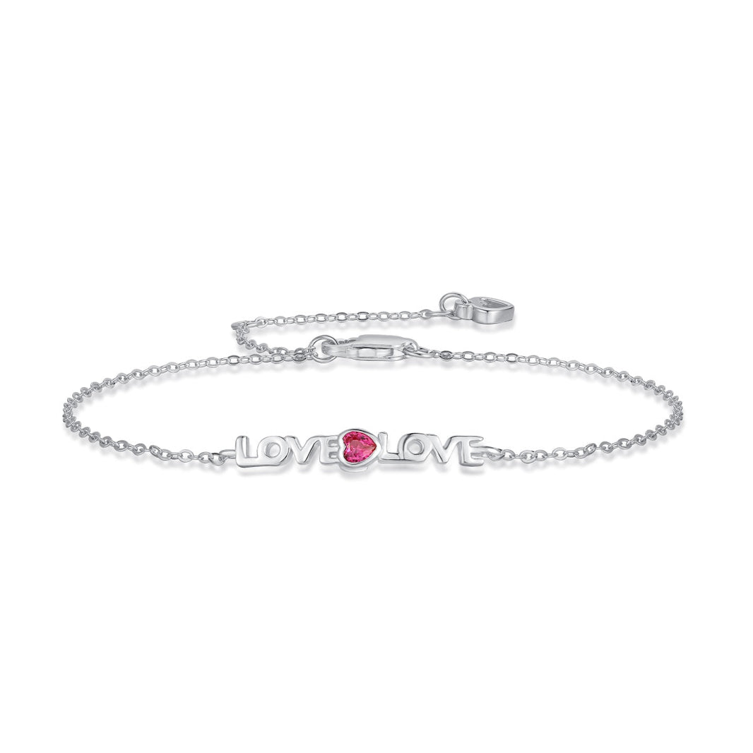 [Amore Jewelry]Romantic Heart Shape Lover Bracelet