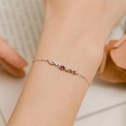 [Amore Jewelry]Romantic Heart Shape Lover Bracelet