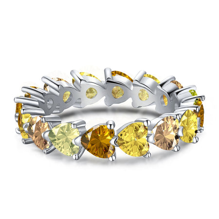 [Amore Jewelry]0.25 Carat Radiant Romance Heart Cut Lover Ring
