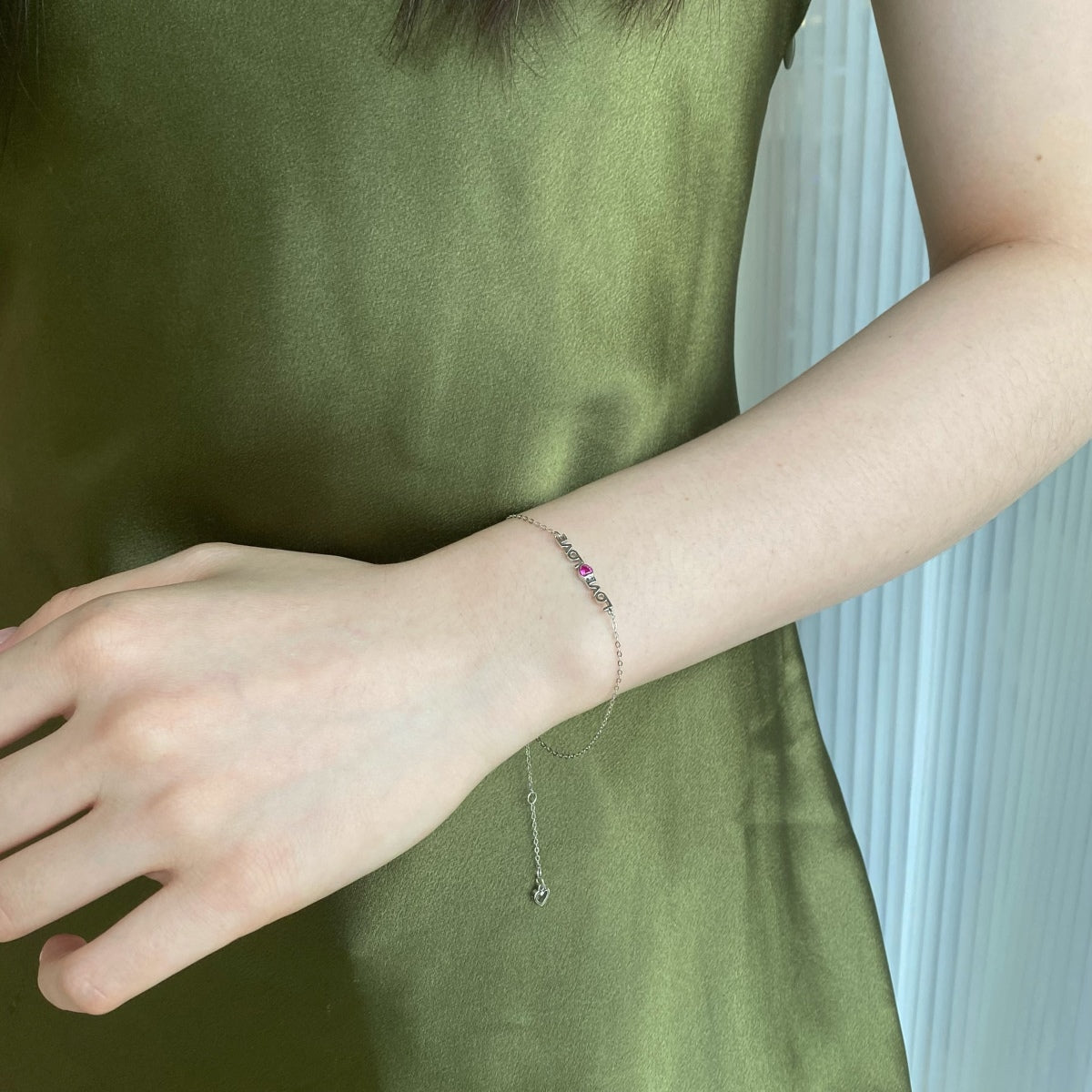 [Amore Jewelry]Romantic Heart Shape Lover Bracelet