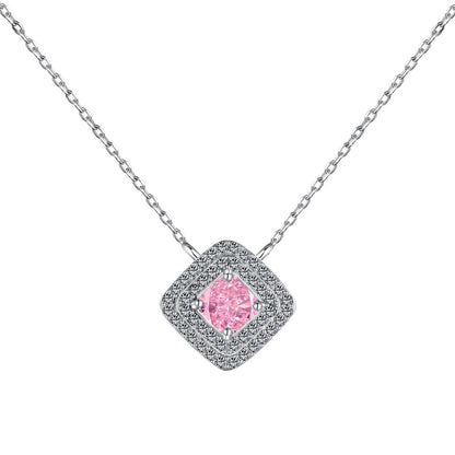 [Amore Jewelry]Sparkling Asscher Cut Necklace