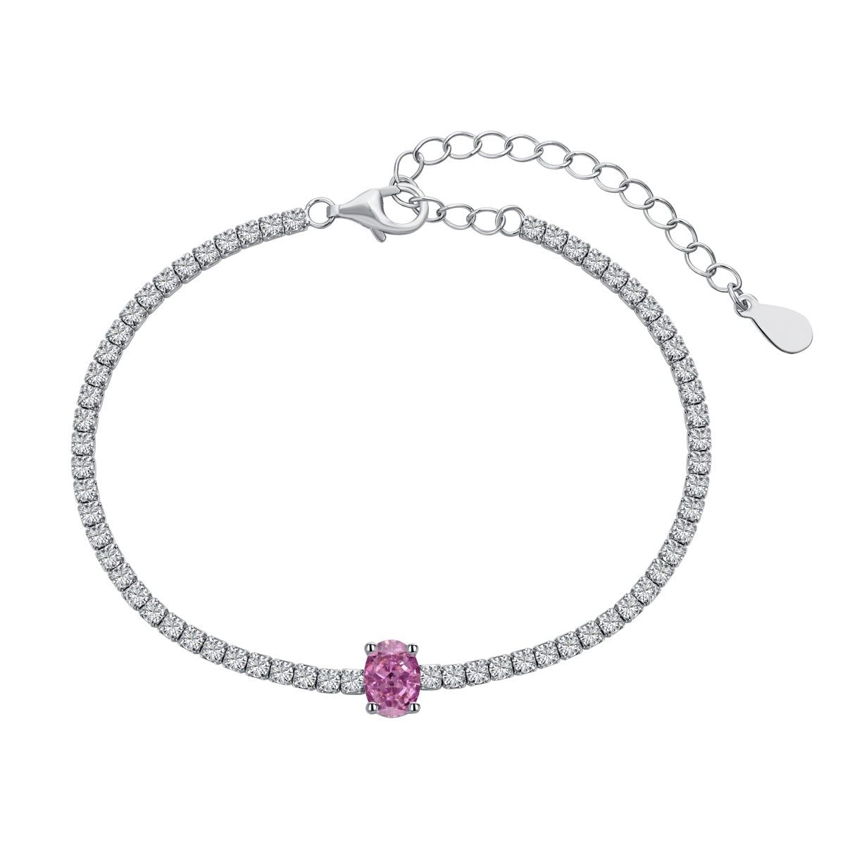 [Amore Jewelry]0.75 Carat Exquisite Oval Cut Daily Bracelet