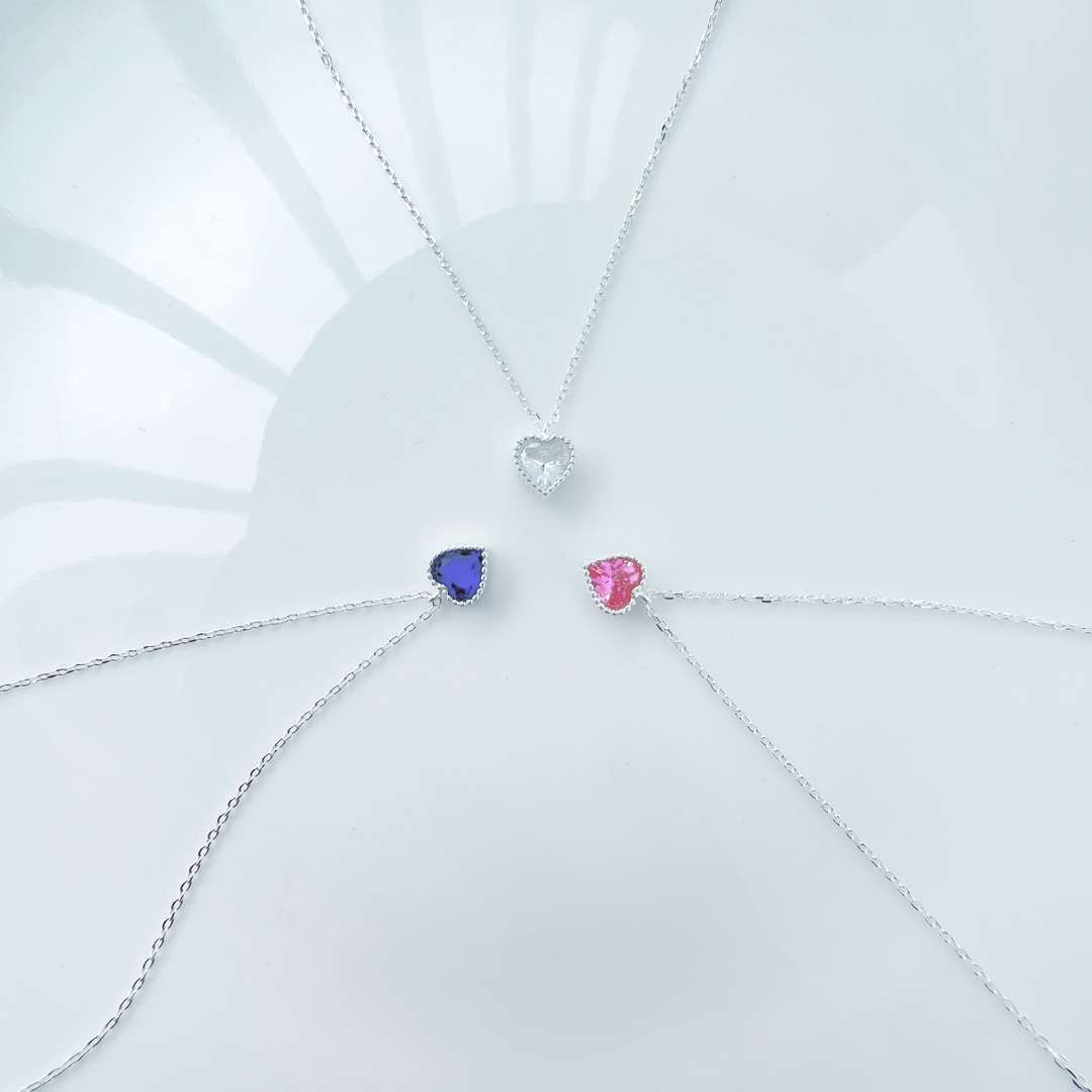 [Amore Jewelry]Ornate Heart Shape Necklace