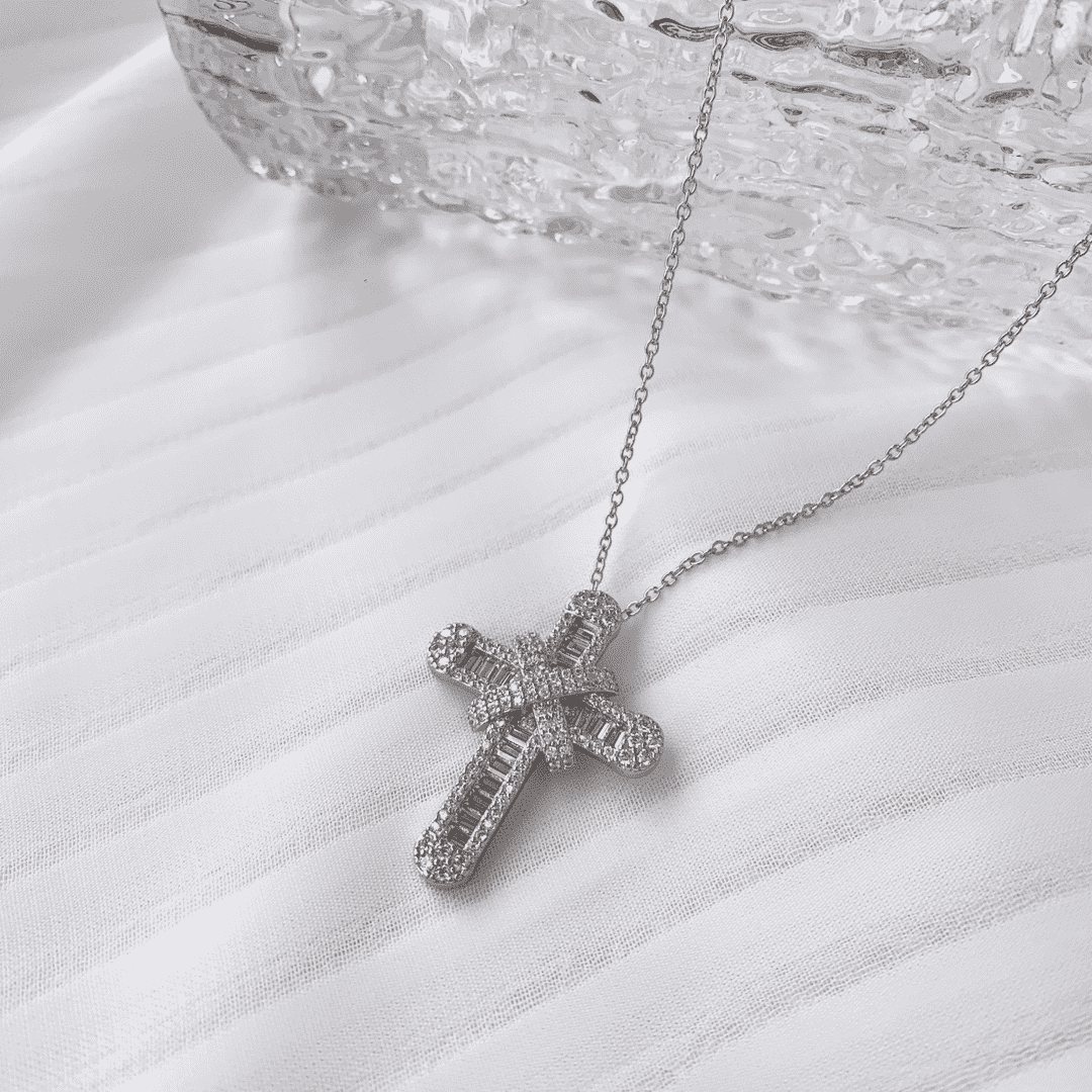 [Amore Jewelry]Gypsophila With Dimonds Necklace