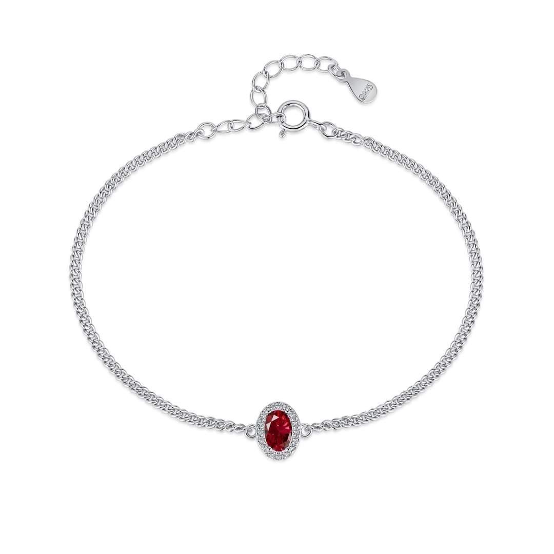 [Amore Jewelry]Exquisite Oval Shape Bracelet