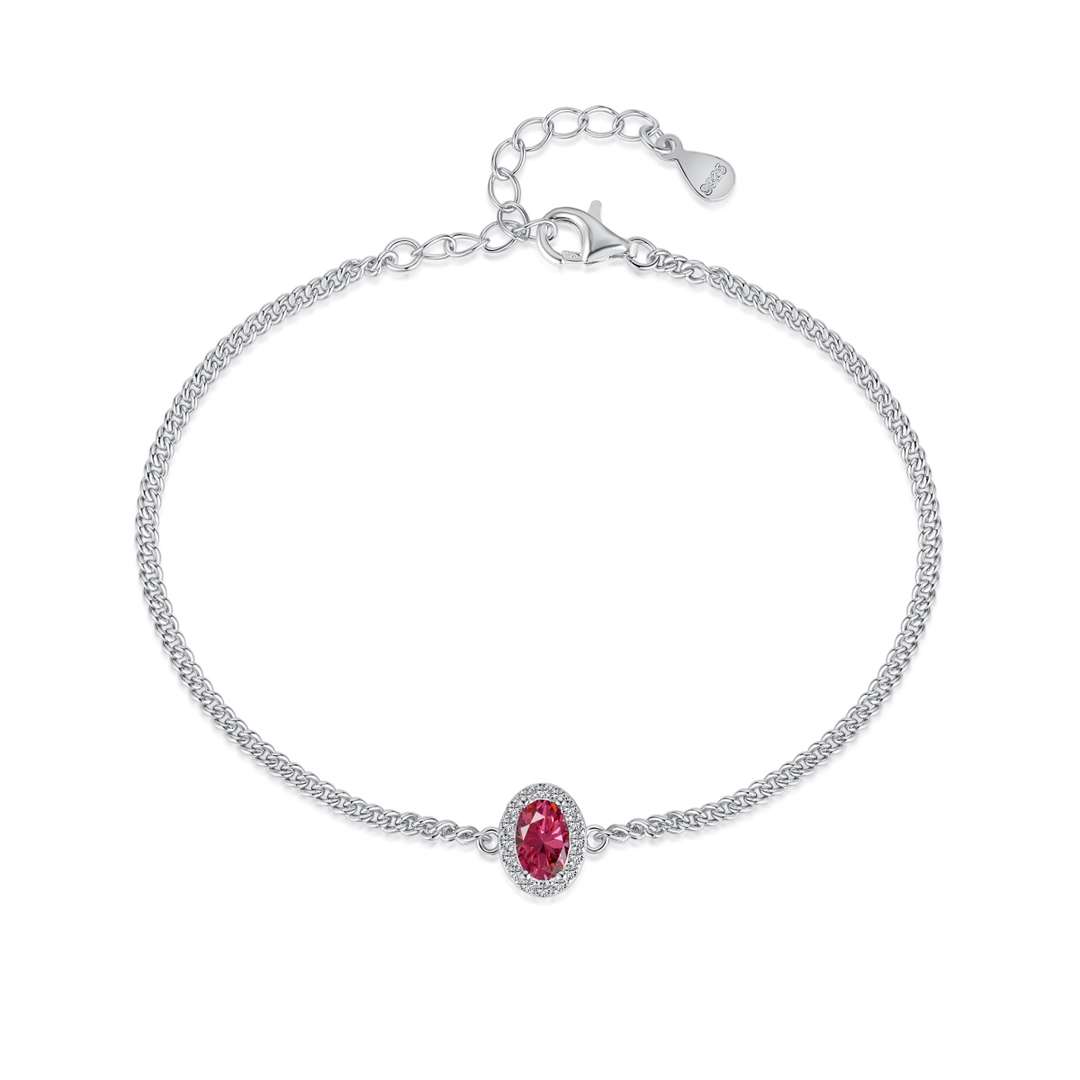 [Amore Jewelry]Exquisite Oval Shape Bracelet