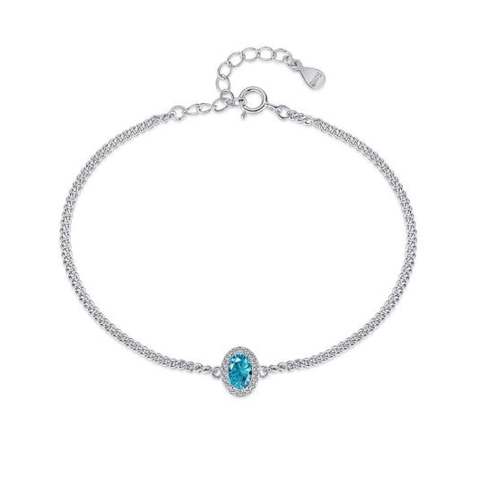 [Amore Jewelry]Exquisite Oval Shape Bracelet