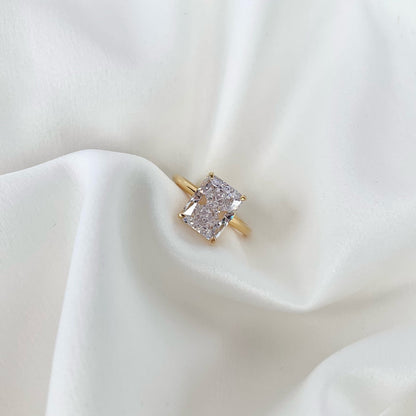 [Amore Jewelry]4.0 Carat Ornate Enchanting Radiand Cut Banquet Ring