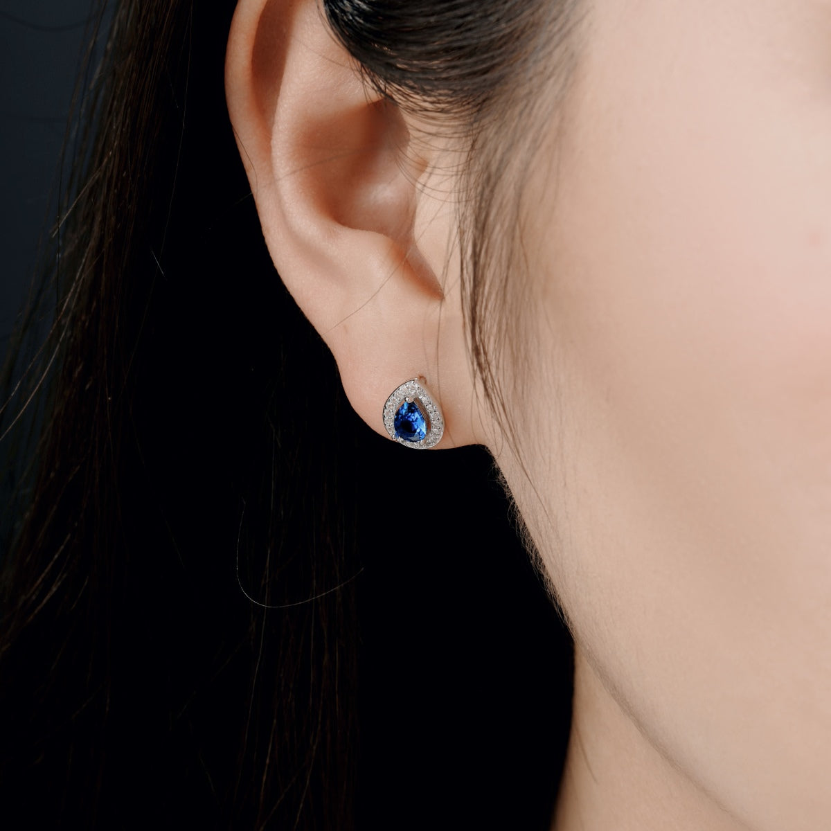 [Amore Jewelry]Luxurious Water Drop Shape Earrings