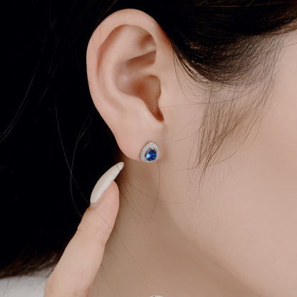 [Amore Jewelry]Luxurious Water Drop Shape Earrings