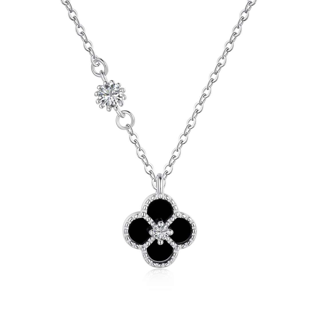 [Amore Jewelry]Delicate Flower Shape Necklace