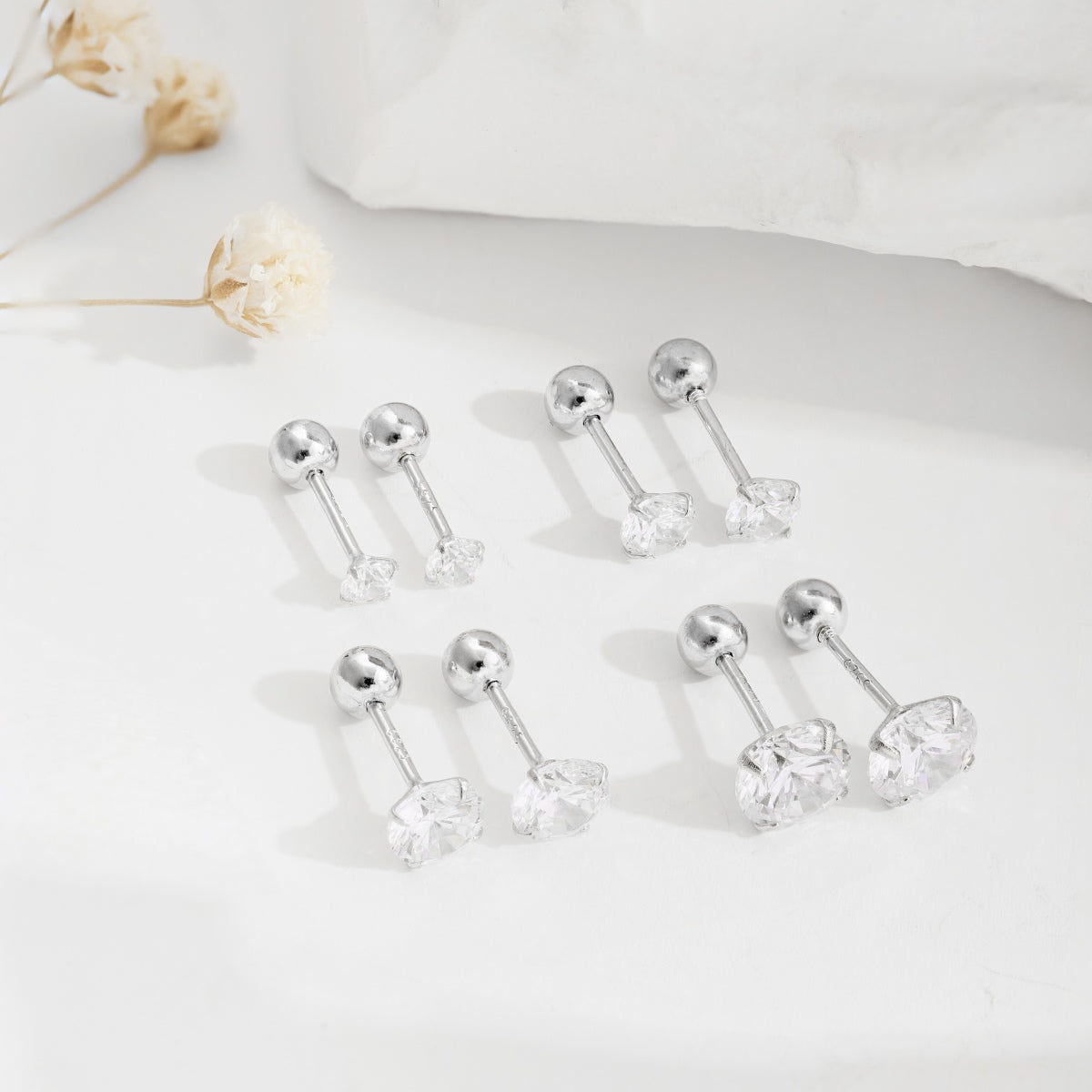 [Amore Jewelry]Unique U-Shaped Ear Bone Earrings