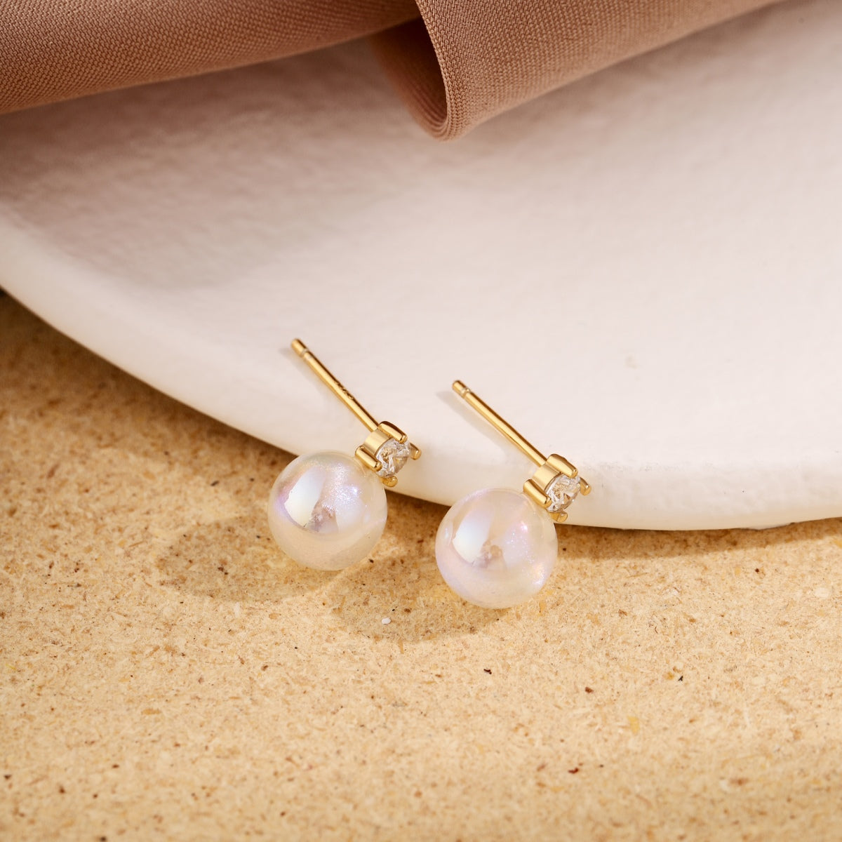 [Amore Jewelry]Symphony Mermaid Pearl Earrings