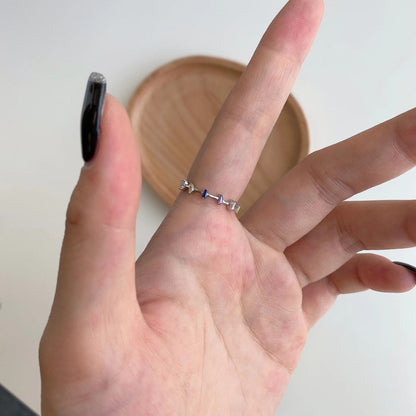 [Amore Jewelry]Unique Trapezoid Cut Daily Ring